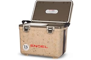 Engel UC7 7.5qt Leak-Proof, Air Tight, Drybox Cooler and Small Hard Shell Lunchbox for Men and Women