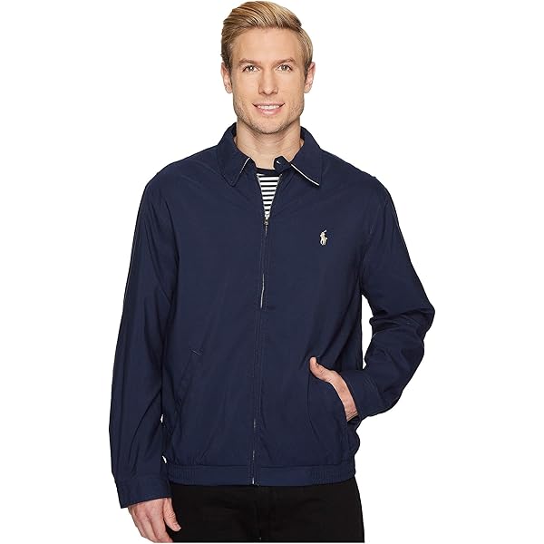 Polo Ralph Lauren Men's Interlock Track Jacket, Navy, Blue