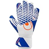 uhlsport | FM Soft Advanced 2026 | Goalkeeper Gloves | White/Royal/Fluo Orange
