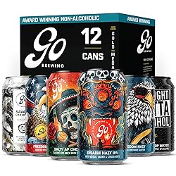 Go Brewing - 12 Mixed Sampler Pack - Non-Alcoholic