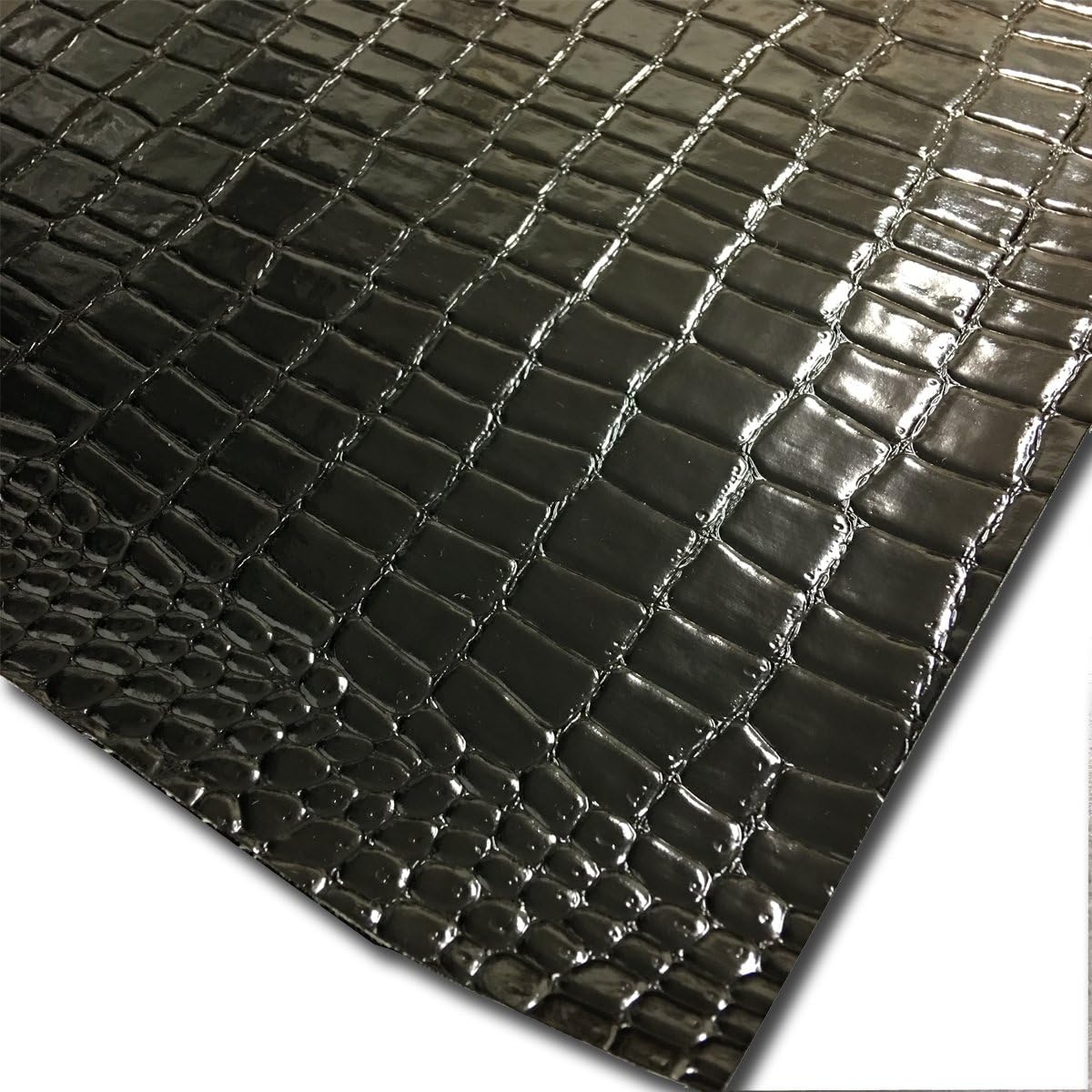 難燃ビニールレザー ビニールレザー生地 人気のクロコダイル柄 シート 車 バイク Amazon