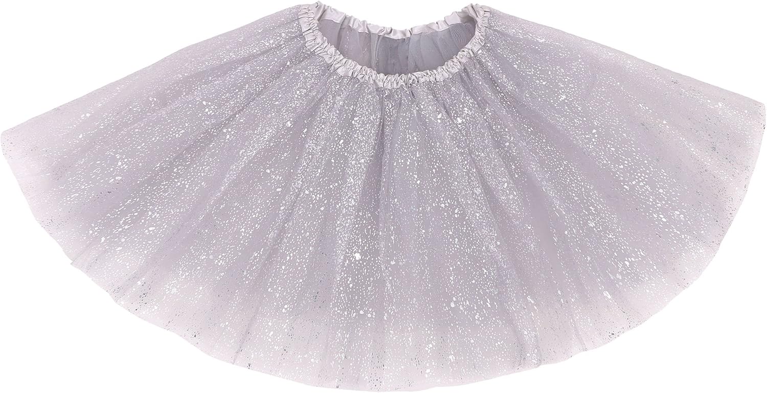Simplicity Women's Adult Classic Elastic 3 or 4 Layered Tulle Tutu Skirt