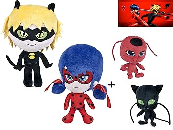 Prodigiosa Las Aventuras De Ladybug Peluche Ladybug Y Cat