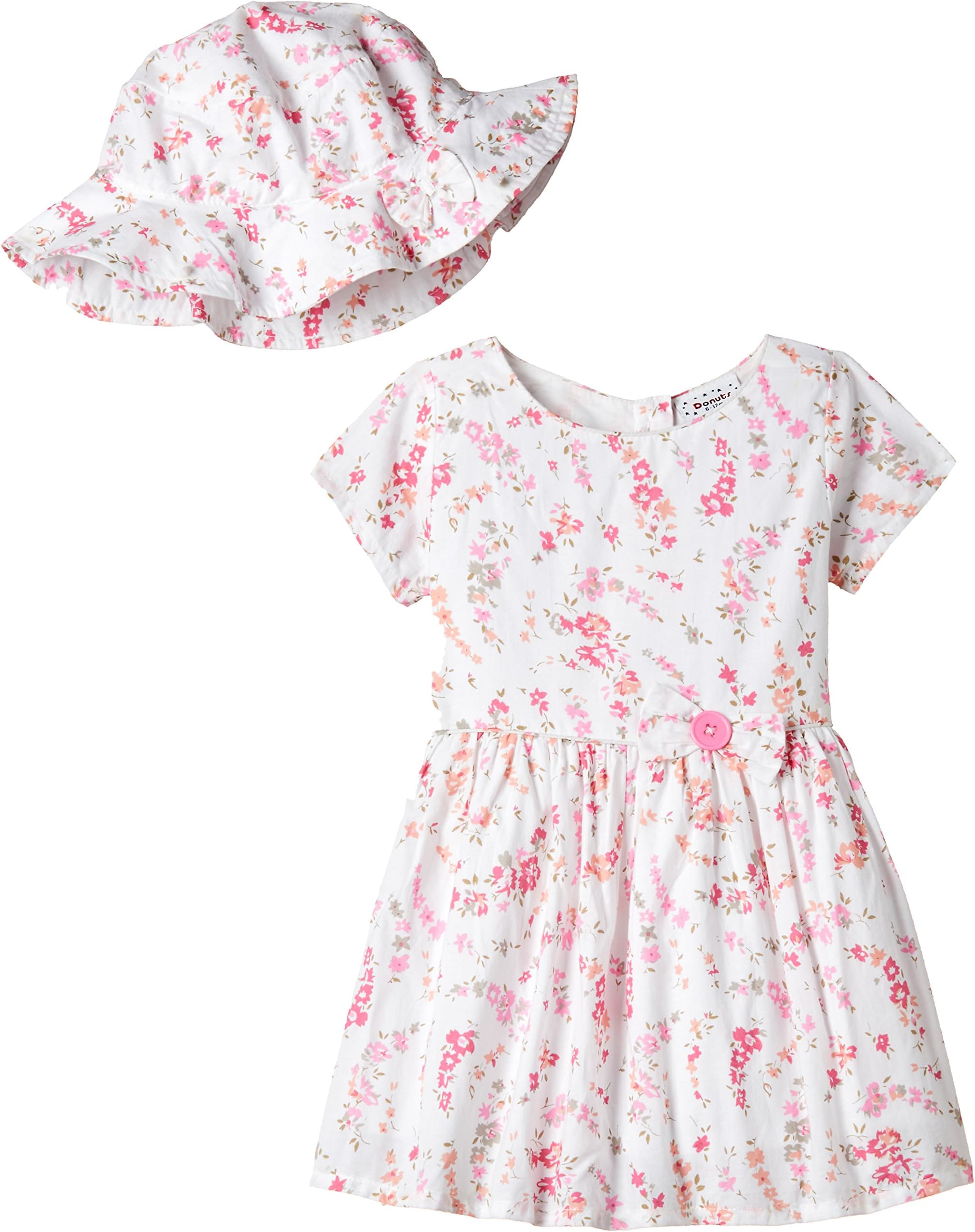 Donuts by Unlimited Baby Girls' A-Line Cotton Knee-Long Dress