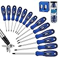 Sinoer 14-Piece Magnetic Torx Screwdrivers Set，Chromium Vanadium Steel，T4 - T40Magnetic Torx Driver Star Screwdrivers Set ，Pr