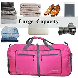 Woogwin Travel Duffel Bag Large Foldable Waterproof
