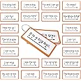 Junkin 60 Pcs Sight Word Sentence Cards Phonics Flash Cards for Kids Kindergarten Preschool, Education Sight Word Games Flashcards for Early Childhood Home School Daily Sentence Building Reading Toy
