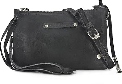 Tyoulip Sisters, Damen, Handtaschen, Umhängetaschen, Clutch, Unterarmtaschen, Schwarz, 20 x 13,5 x 2 cm (B x H x T)