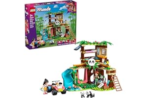 LEGO Friends Panda Sanctuary Animal Care Pretend Play Toy for Girls & Boys - Interactive Storytelling & Building Playset with Panda Toys for Kids, Ages 7+ - Gift Idea for Birthdays - 42648