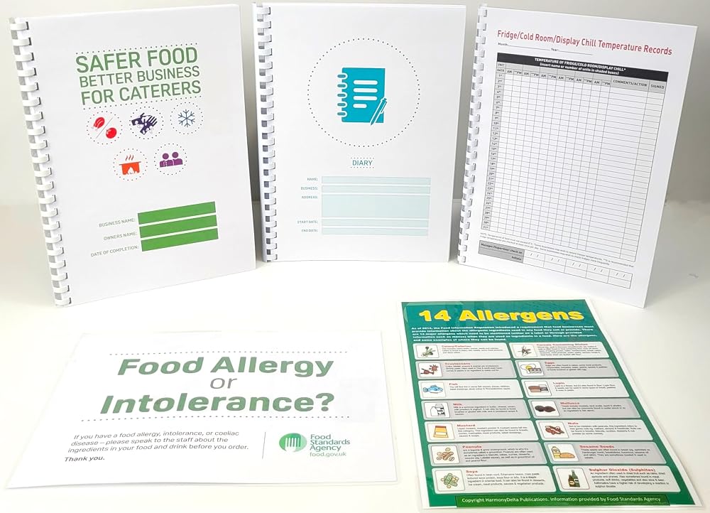 HarmonyDelta SFBB Caterers Food Safety Pack 2026 Manual Diary Records Signs