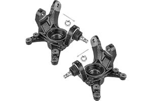 Caltric Front Left and Right Steering Wheel Knuckle compatible with Honda TRX420FM Rancher 420 2007 2008 2009 2010 2011 2012 2013