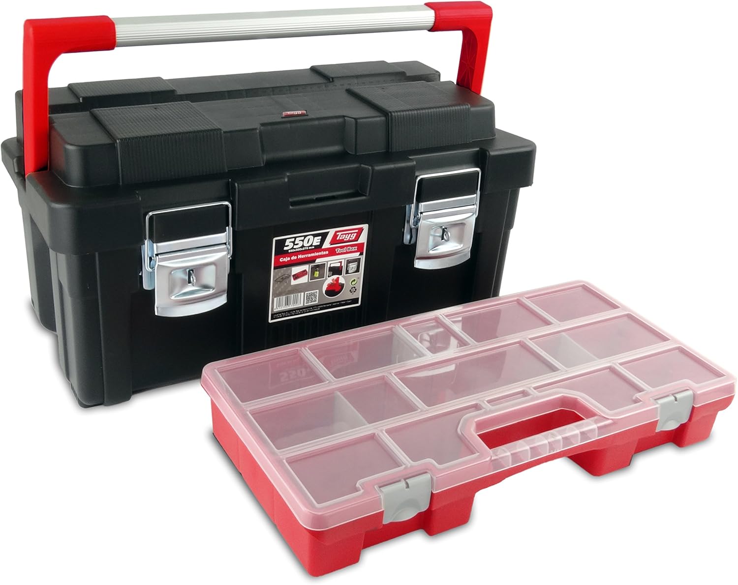 Tayg 3 Caja de herramientas 550-E, 550 x 300 x 275 mm: Amazon.es: Bricolaje y herramientas