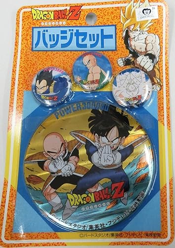 Amazon ドラゴンボールz バッジセット 大バッジ 孫悟飯 クリリン 小バッジ3個の絵柄はお選びいただけません バッジ ホビー