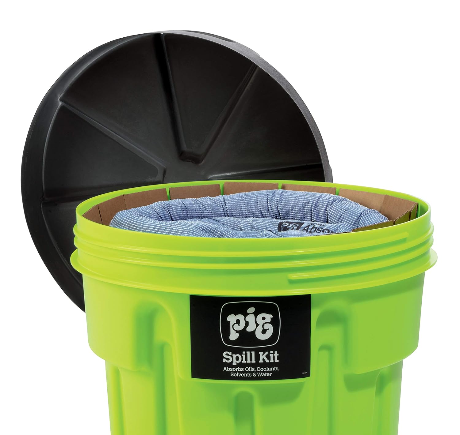 Hi-Vis Spill Kit, Drum, 12 gal.: Industrial Spill Response Kits: Industrial & Scientific