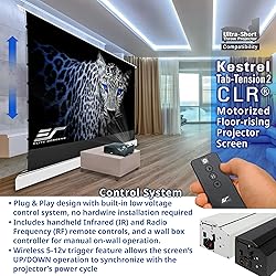Elite Screens Kestrel Tab-Tension CLR, 121 inch