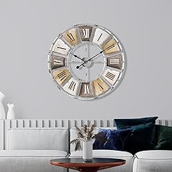 Sorbus Decorative Large 24-Inch Wall Clock for