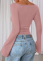 PRETTYGARDEN Women's Long Sleeve Shirts 2025 Fall