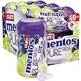 Mentos Pure Fresh Sugar-Free Chewing Gum with Xylitol, Grape Medley, 50 Piece Bottle (Bulk Pack of 6)