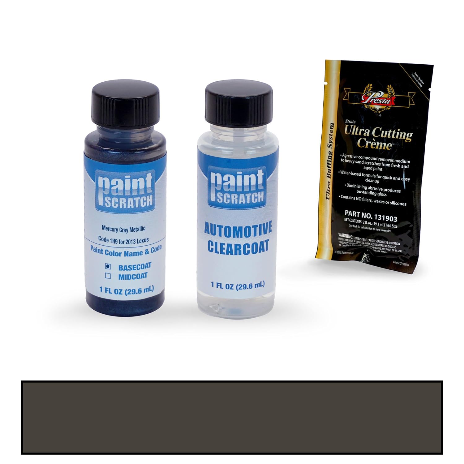 PAINTSCRATCH Mercury Gray Metallic 1H9 for 2013 Lexus GS350