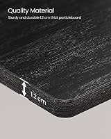 VASAGLE Floating Shelves Set of 2 L-Shaped Corner Shelves Black LLS831B22 view 8