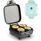 Dash Deluxe Egg Bite Maker - Electric Egg Bite Maker for Healthy Protein Snacks - Quick Cleanup, Space-Saving Design &amp; Non-Slip Feet - 4 Servings, Aqua