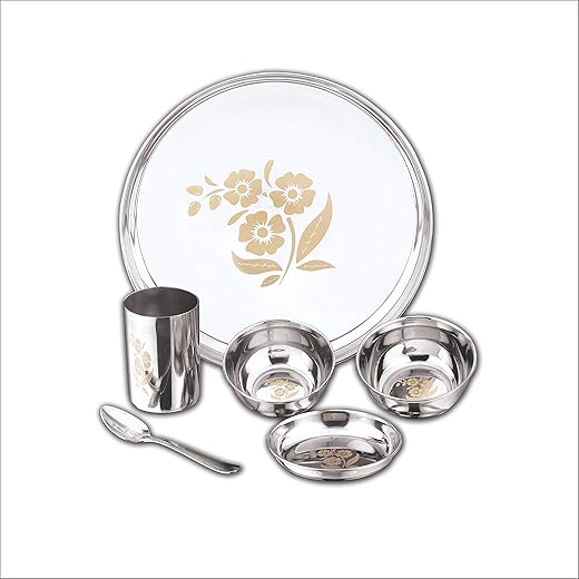 Kitchen Essentials Stainless Steel Dinner Set -6 Pieces