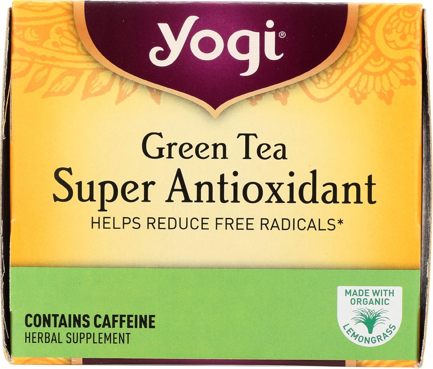 Yogi Tea, Green Tea Super Antioxidant, 16 Count : Grocery & Gourmet Food