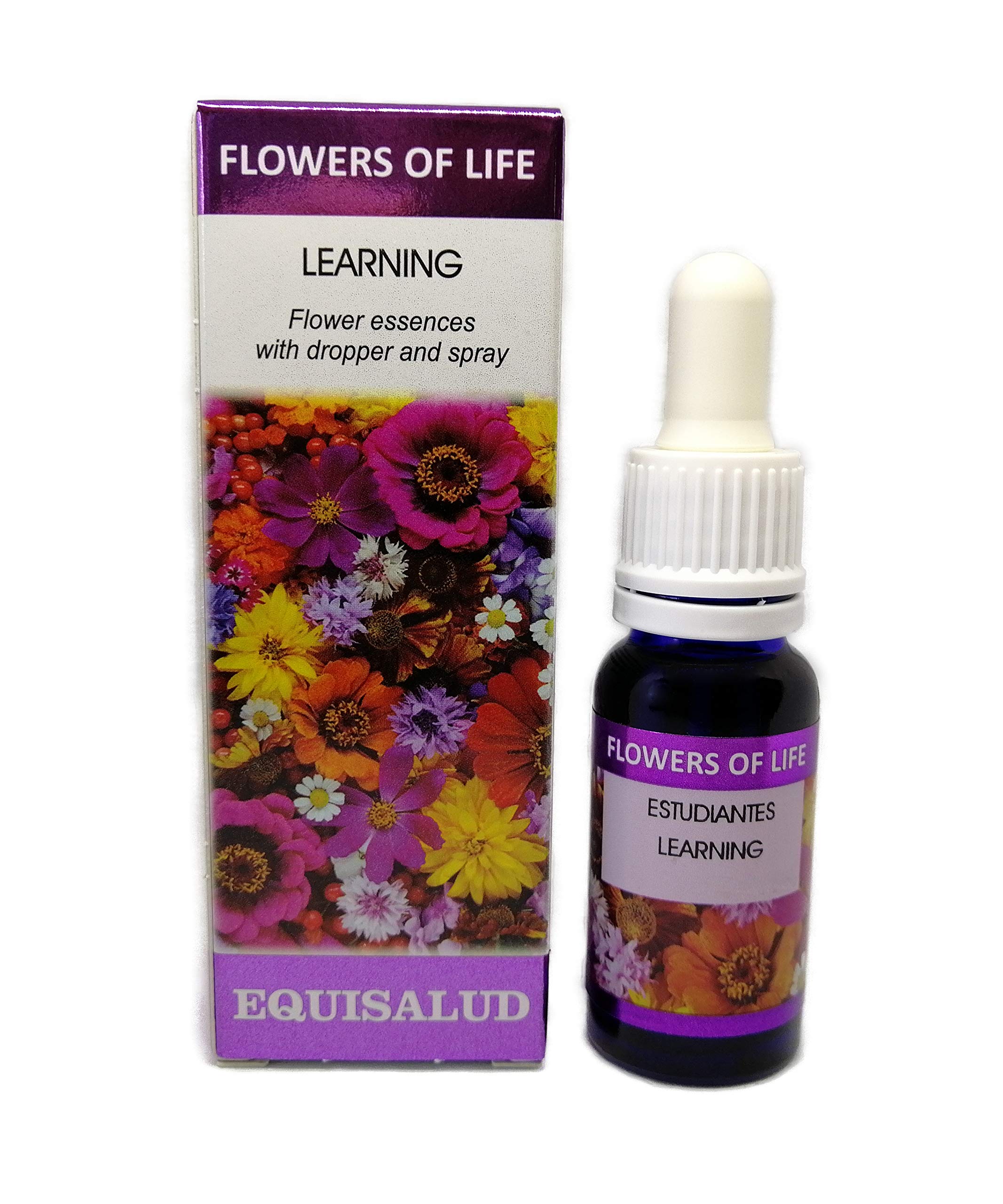 Flowers of Life - Learning - Certified Organic Natural Flower Remedy 15ml Dropper and Spray