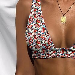 Bathing Suits for Women Deep V Neck Sexy Two Piece