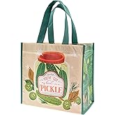 Karma Reusable Medium Gift Bags - Tote Bag and Gift Bag with Handles - Perfect for Birthday Gifts and Party Bags RPET 1 Pickle Medium