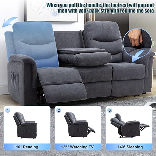 Consofa Reclining Sofa, Wall Hugger Sofa Recliners, Recliner Sofa