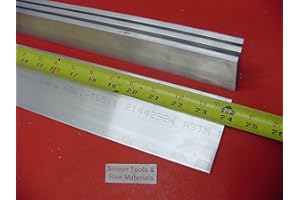 STONER METALS 4 Pieces 1/4" X 2-1/2" Aluminum Flat BAR 24" Long 6061 .250" Plate Mill Stock