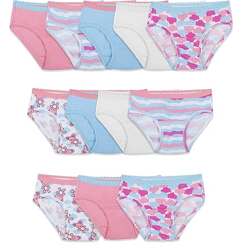 Fruit of the Loom Girls' Tag-Free Cotton Underwear