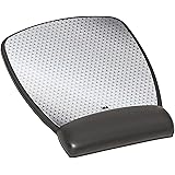3M Precise Mouse Pad with Gel Wrist Rest, Soothing Gel Comfort with Durable, Easy to Clean Leatherette Cover, Optical Mouse Performance and Battery Saving Design, 8.6" x 6.8", Black (MW309LE)