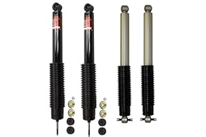 NEWPARTS Front Rear Monroe Shocks Kit for Jeep Wrangler Unlimited Sport Sahara 4WD 07-17