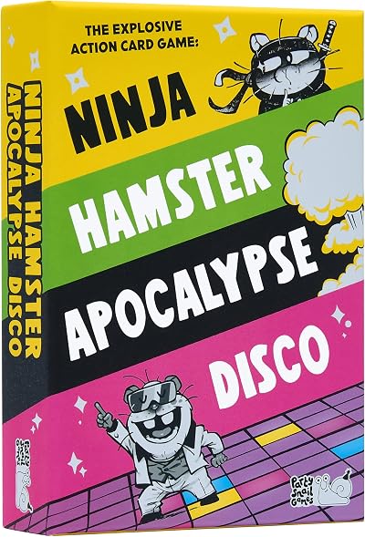 Party Snail Games Ninja Hamster Apocalypse Disco Card Game