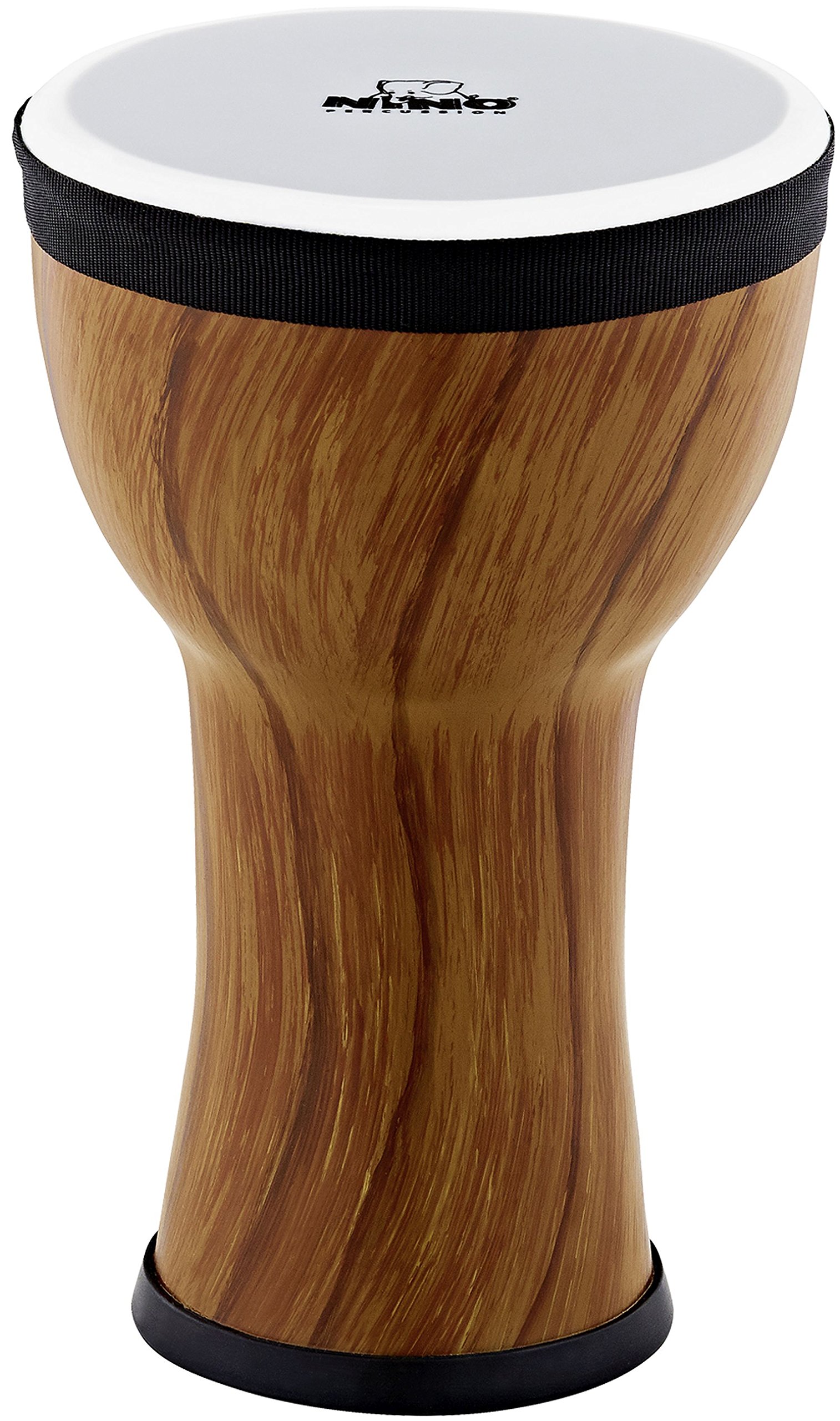 Nino Percussion Elements Mini Djembe - Small Musical Instrument for Children from 3 years - 6-inch Diameter - Plastic, Brown (NINO-EMDJ-TA)