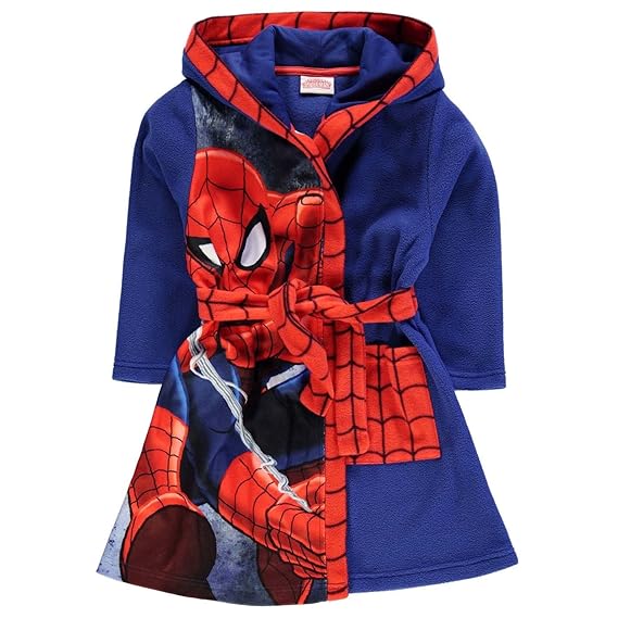 Spiderman Marvel Junior Boys Bathrobe Autumn/Winter 2017 Dressing Gown