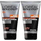 L'Oreal Paris Men Expert Hydra Energetic Daily Facial Cleanser with Charcoal, 2 ct.