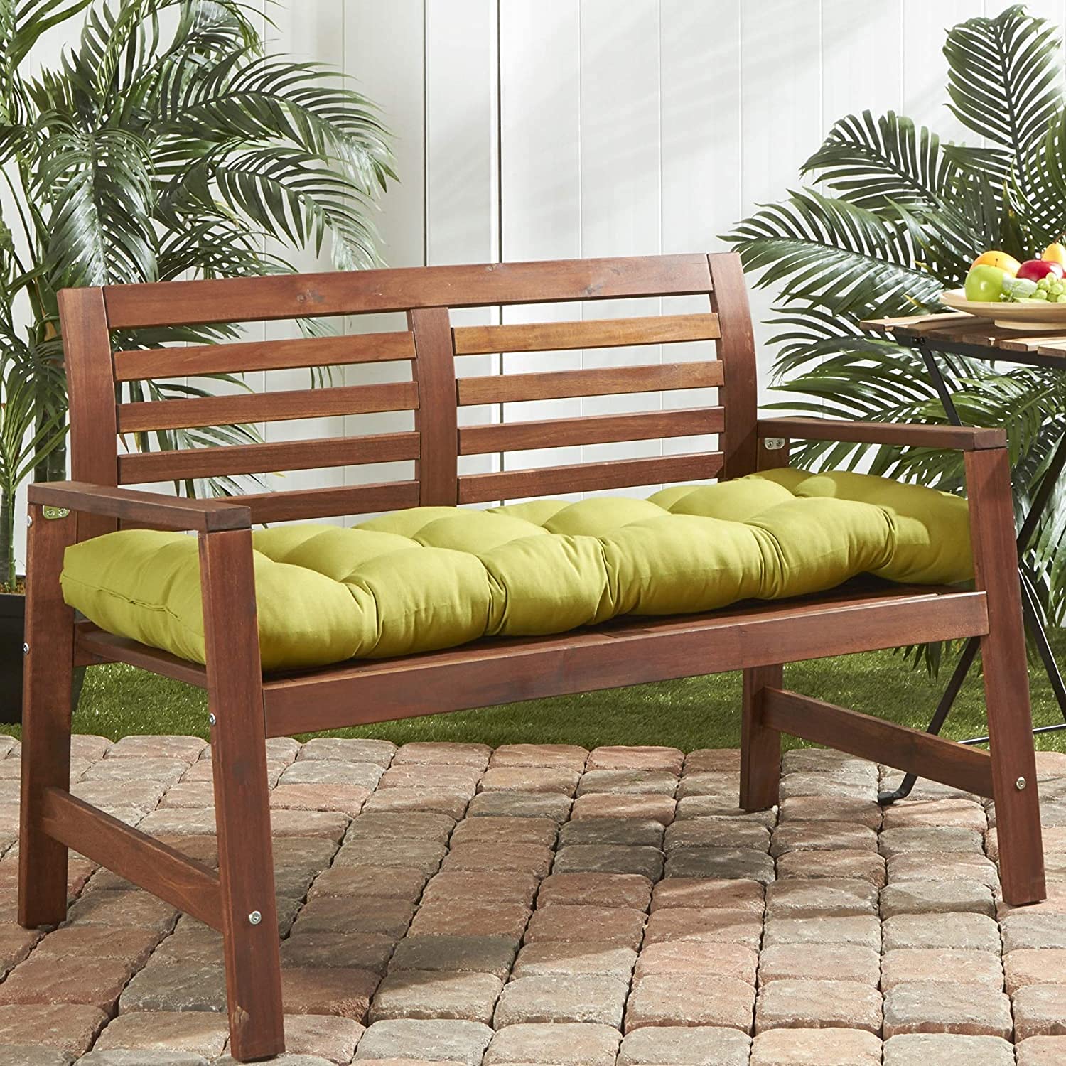 TIQH Multipurpose Use Back & Seat Long Cushion Seat Pad with Ties