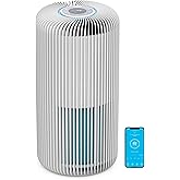 Pure Enrichment PureZone Turbo Smart Air Purifier for Large Rooms (1050 sq. ft. in 30 min.) - 5 Stage Filtration, Smartphone Compatible, Traps Germs, Smoke, & Dust (White)