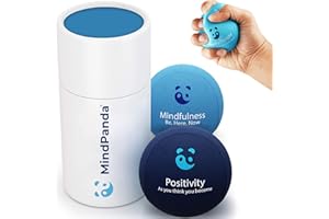 MindPanda Stress Balls for Adults | Tri-Density Squeeze Balls for Hand Therapy & Grip Strengthening Ball - Stress & Anxiety Relief - Physical Therapy Support - Soft, Medium, Hard Gel Core
