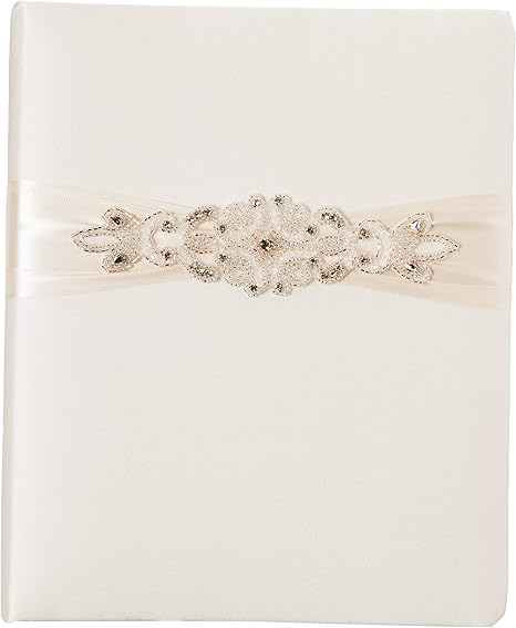 Amazon Com Ivy Lane Design Wedding Accessories Memory Book Adriana Ivory Arts Crafts Sewing