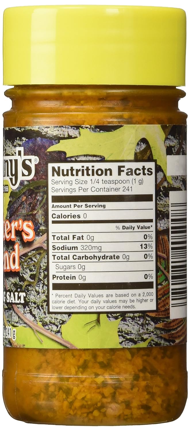 Johnnys Fine Foods Seasoning Salt Hunter, 8.5 oz : Grocery & Gourmet Food
