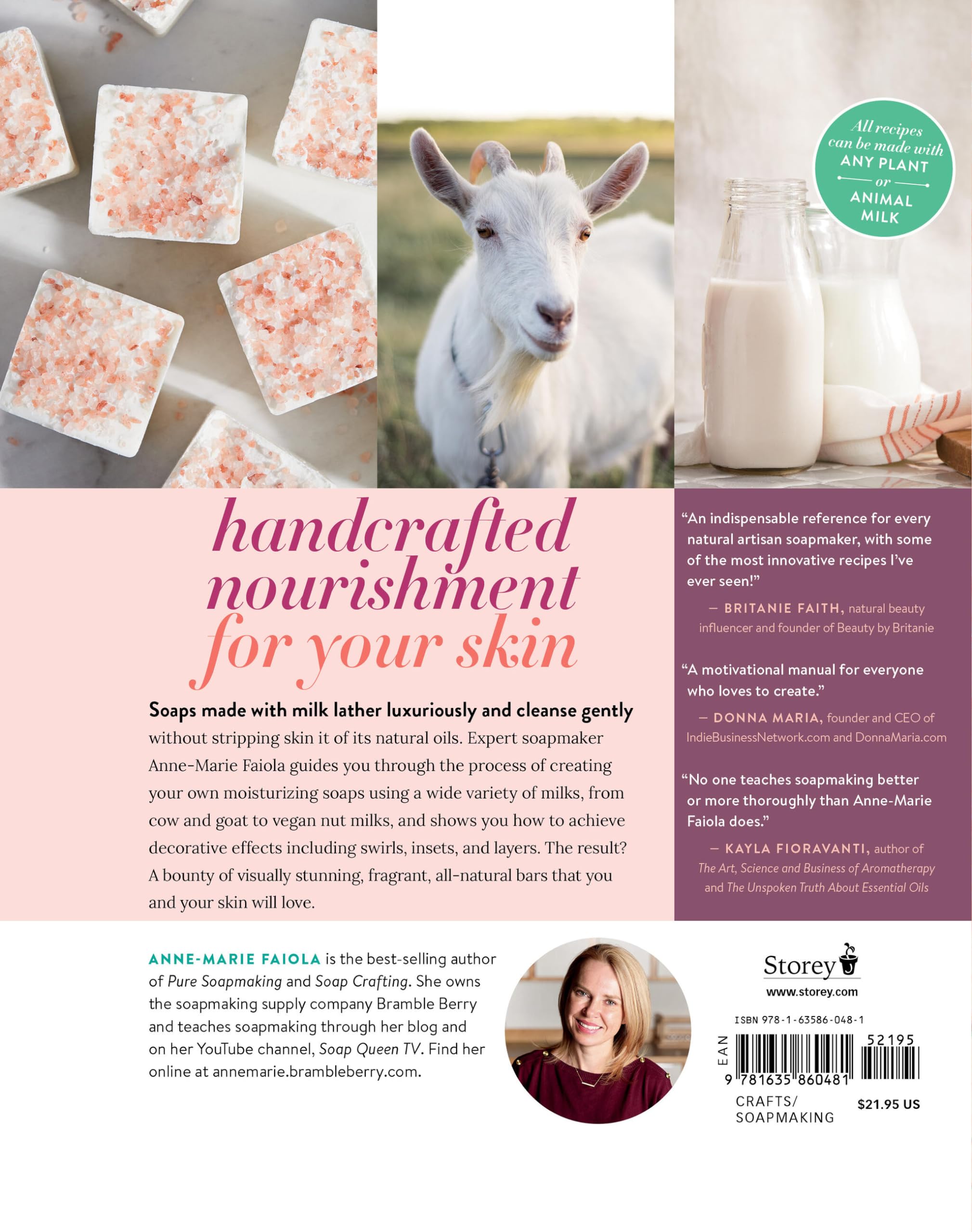 Milk Soaps: 35 Skin-Nourishing Recipes for Making Milk-Enriched Soaps, from Goat to Almond Milk Soaps: 35 Skin-Nourishing Recipes for Making Milk-Enriched Soaps, from Goat to Almond Spiral-bound Kindle