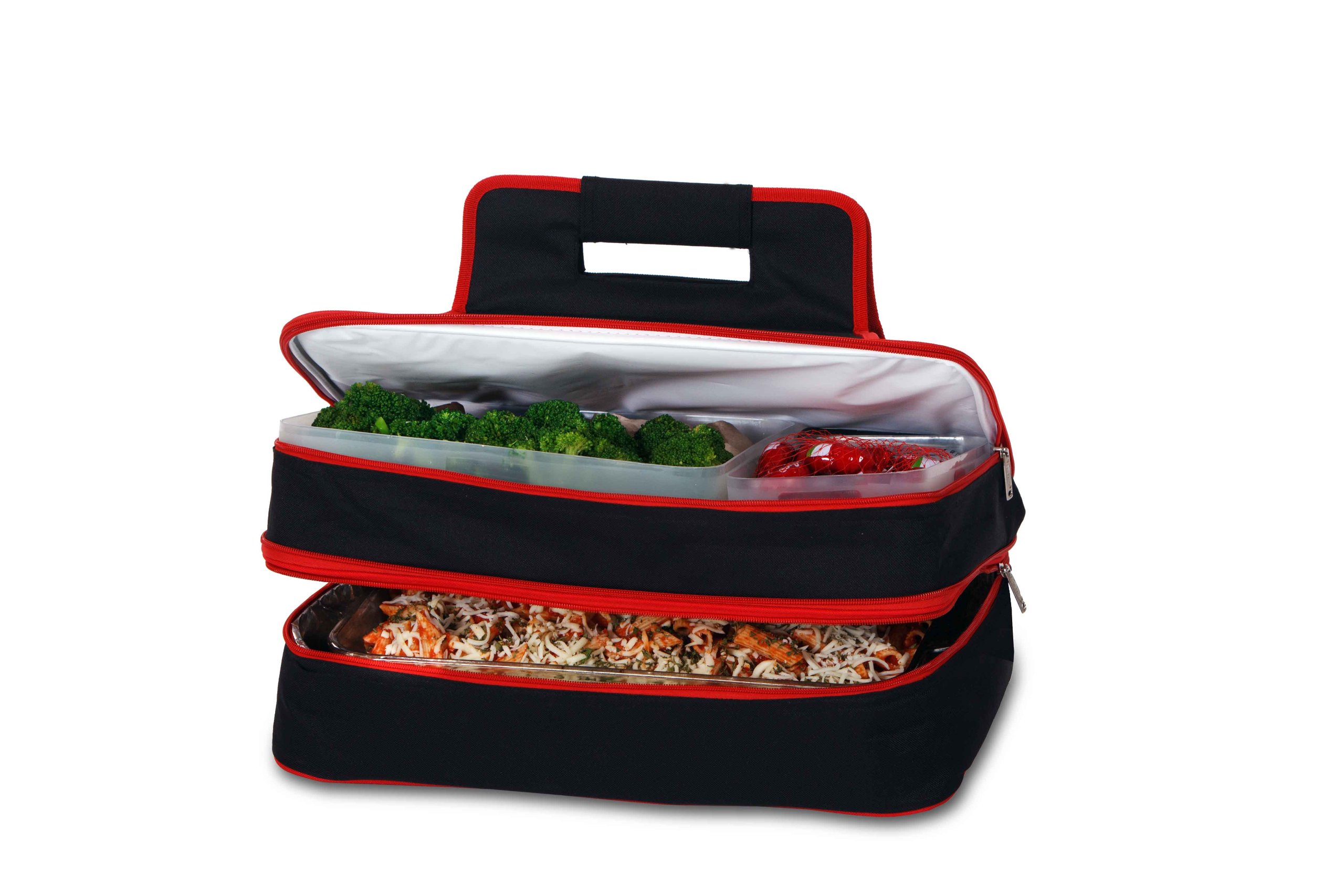 Picnic Plus 18” Casserole Carrier 2 Level Thermal Insulated Hot and