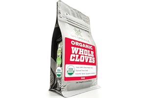 Spice Profile USDA Organic Whole Cloves, Lab Tested, Resealable 3.5 oz Pouch, Laung, Clavos de Olor