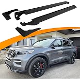 SNAILFLY Running Boards Fit for 2020-2026 Ford Explorer with Mud Flaps | Factory-Style Aluminum Side Steps; Fits Base, ST, XLT, Limited, Platinum, ST-Line &amp; Timberline; No-Drill, Easy Entry