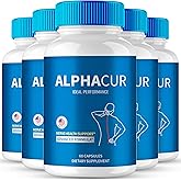 AlphaCur for Neuropathy Advanced Formula Capsules, Official AlphaCur for Nerve Pain Supplement Pills - Maximum, Strength All Natural Healthy Circulation & Stable Levels, Alpha Cur Reviews (5 Pack)