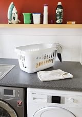 JMS we create smile 60 Litre Laundry Basket Set of 2 Ice White view 4